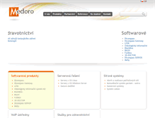Tablet Screenshot of medoro.cz